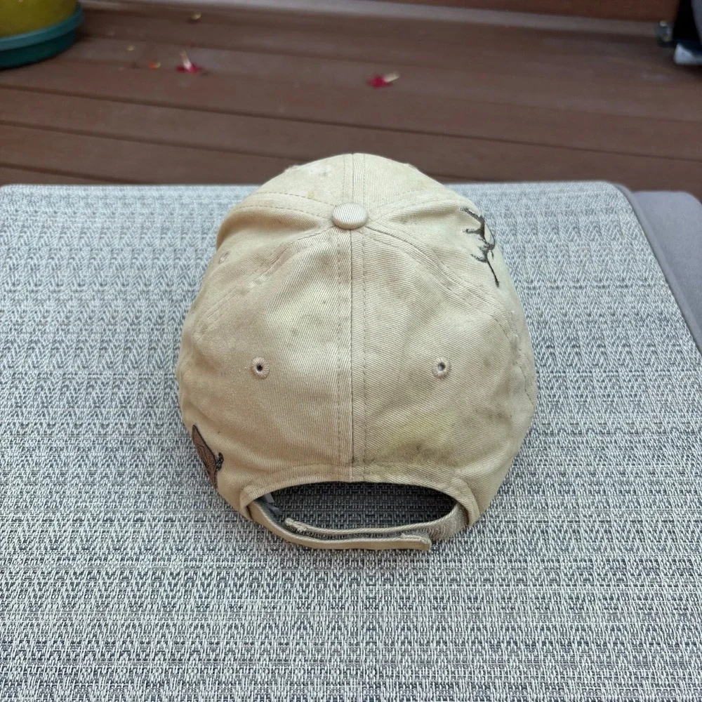 Dri Duck Elk Hunts Hat Mens OSFA Tan Good Coteau Hills Wildlife Series Cap
